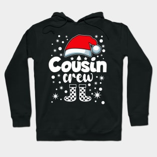 Xmas Family Cousin Santa Hat Christmas Hoodie